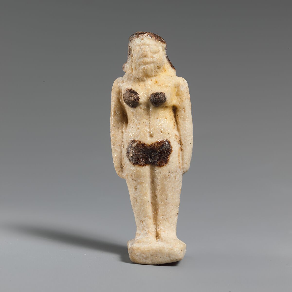 Faience statuette of a woman, Faience, East Greek 