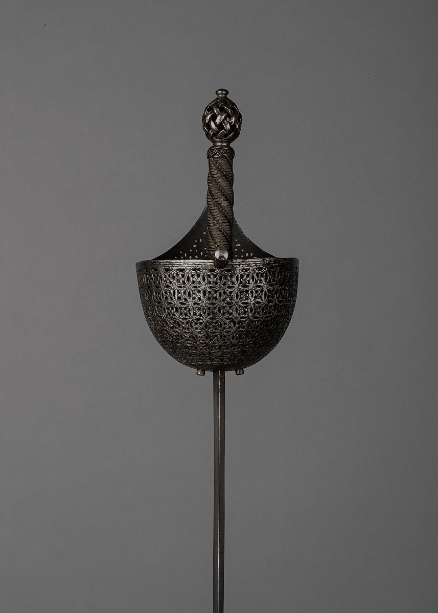 Cup-Hilted Rapier, Steel, Italian, Milan