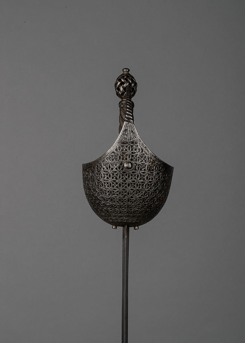 Cup-Hilted Rapier, Steel, Italian, Milan