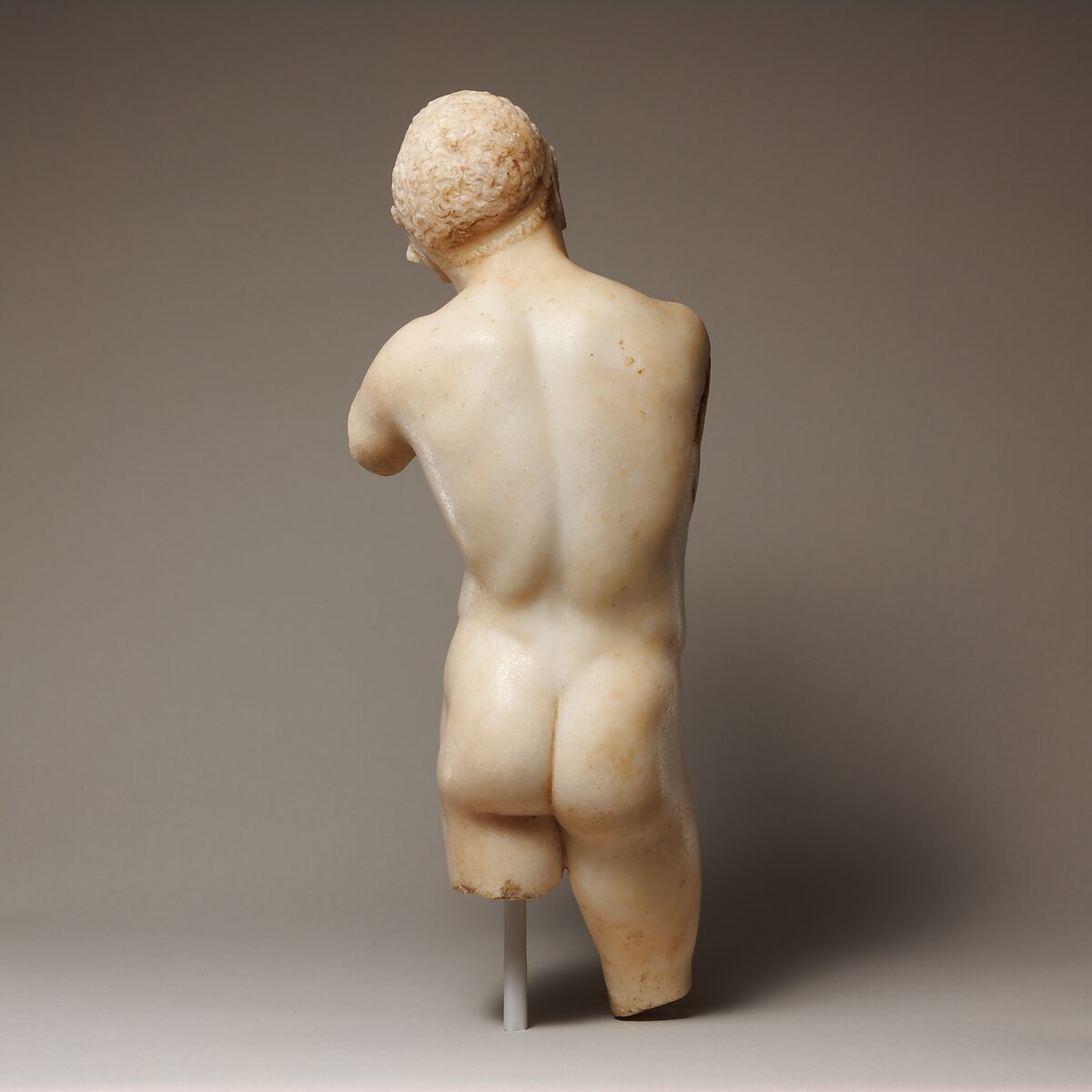 Small marble statue of an athlete, Marble, Greek