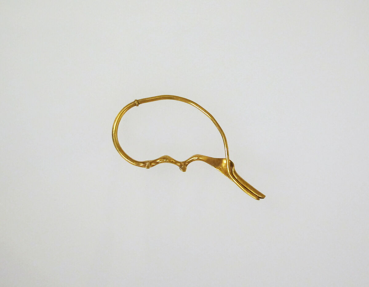 Fibula, serpentine type, Gold, Italic 