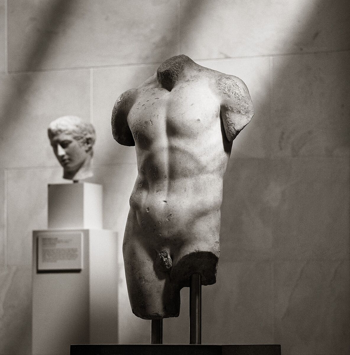 Marble torso of a youth, Marble, Roman
