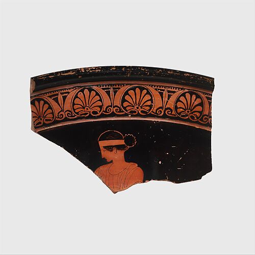 Fragment of a terracotta calyx-krater (bowl for mixing wine and water)