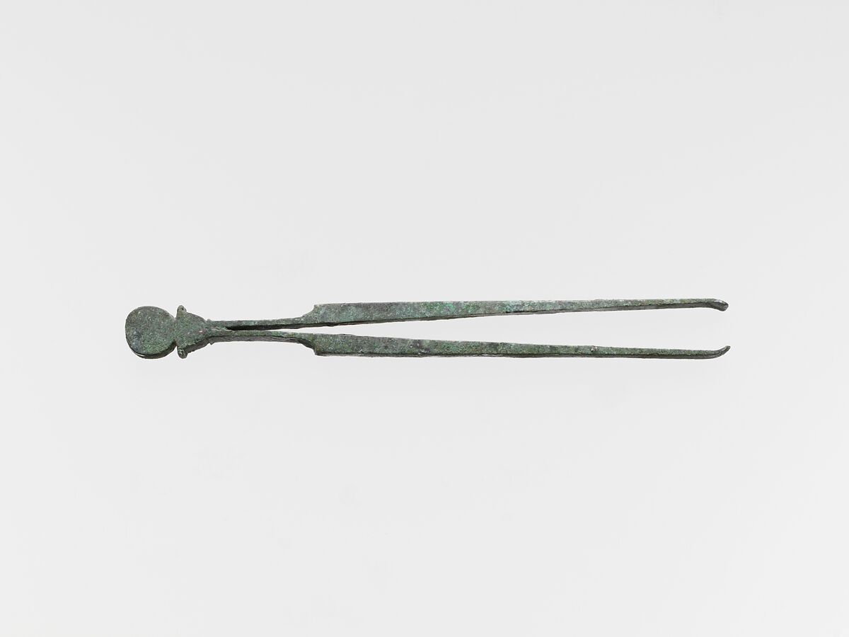 Bronze tweezers, Bronze, Roman