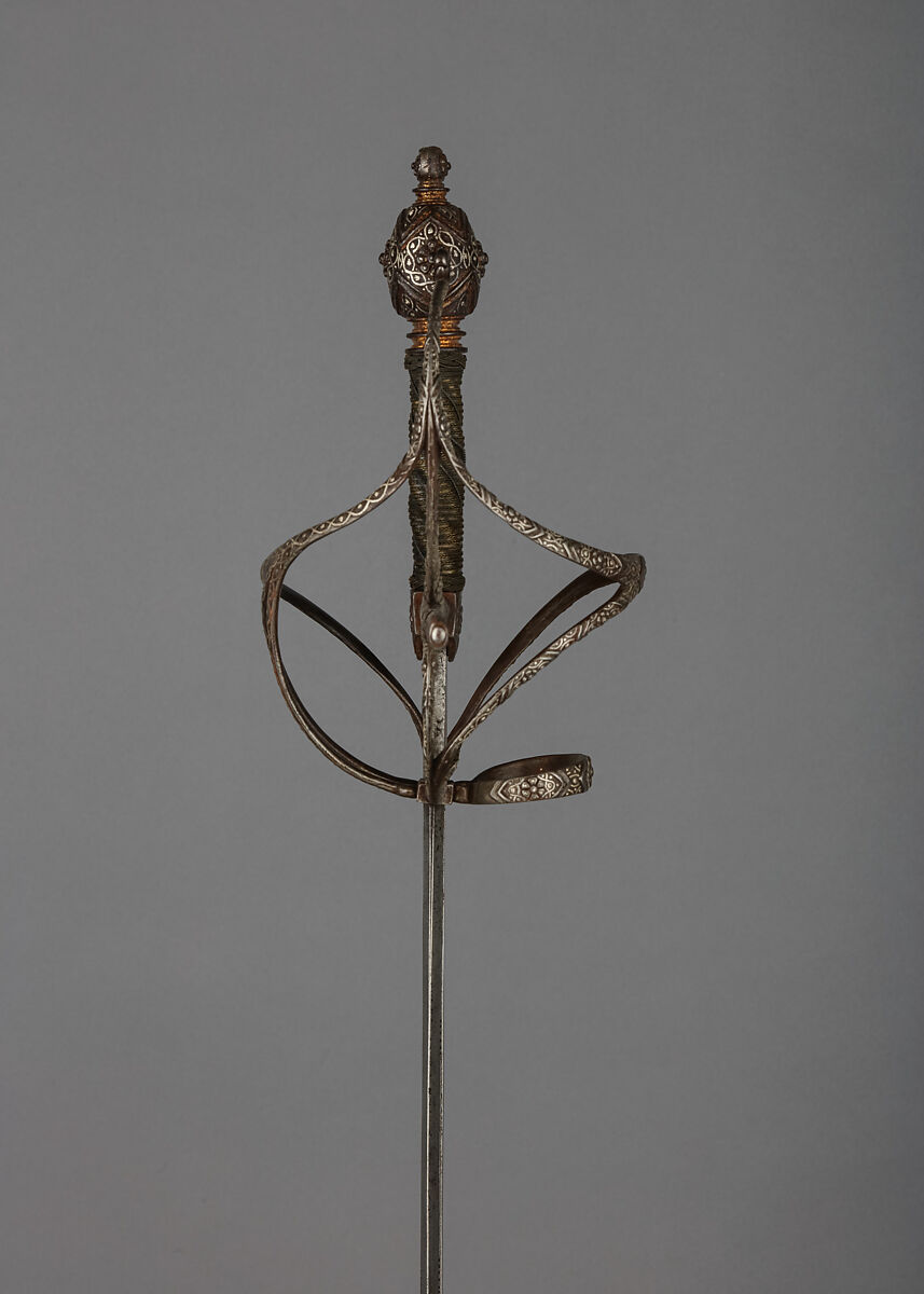 Rapier, Steel, silver, Spanish