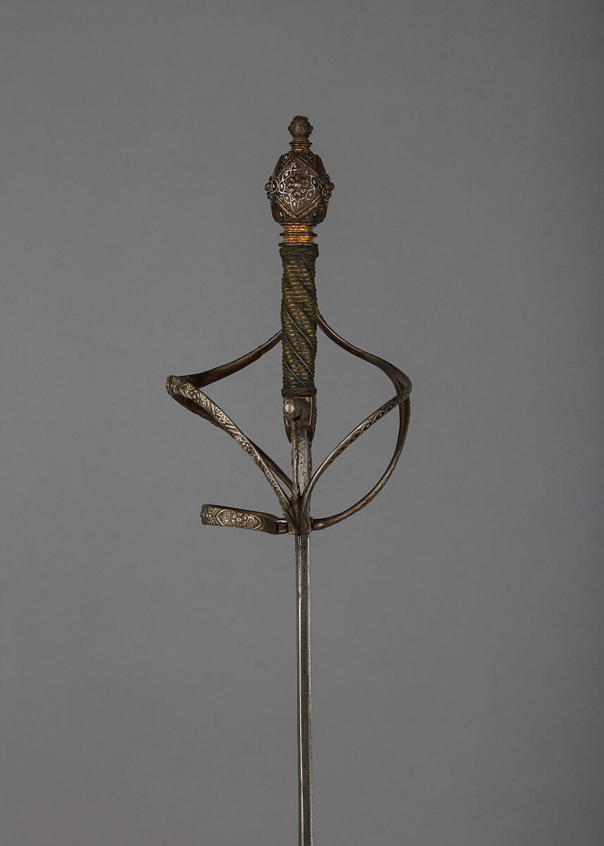 Rapier, Steel, silver, Spanish