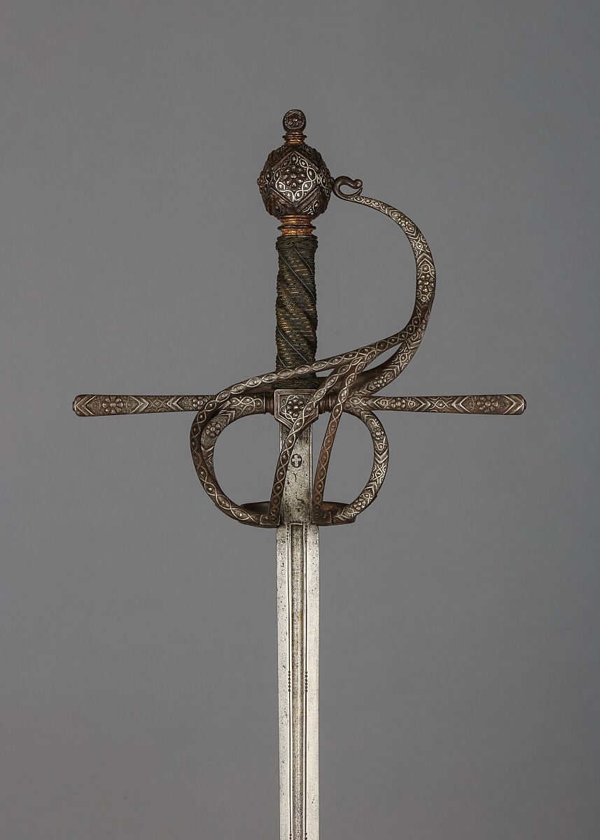 Rapier, Steel, silver, Spanish