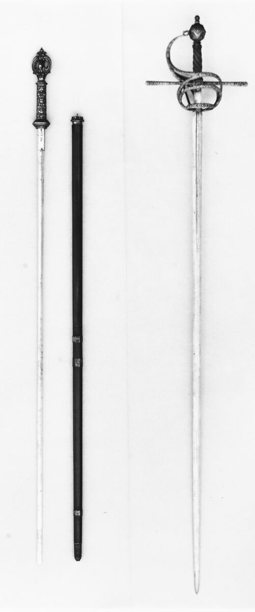 Rapier, Steel, silver, Spanish