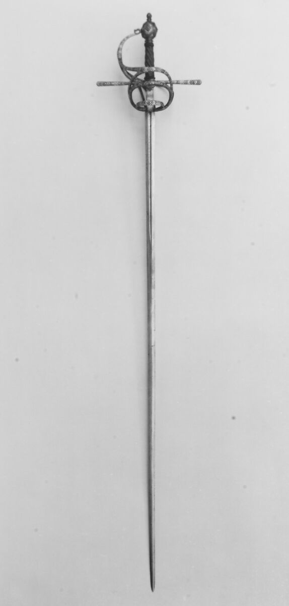 Rapier, Steel, silver, Spanish