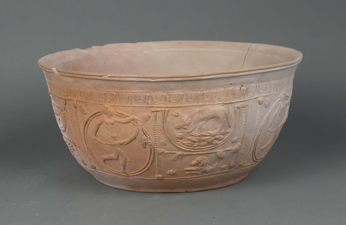Bowl, Terracotta, Roman 