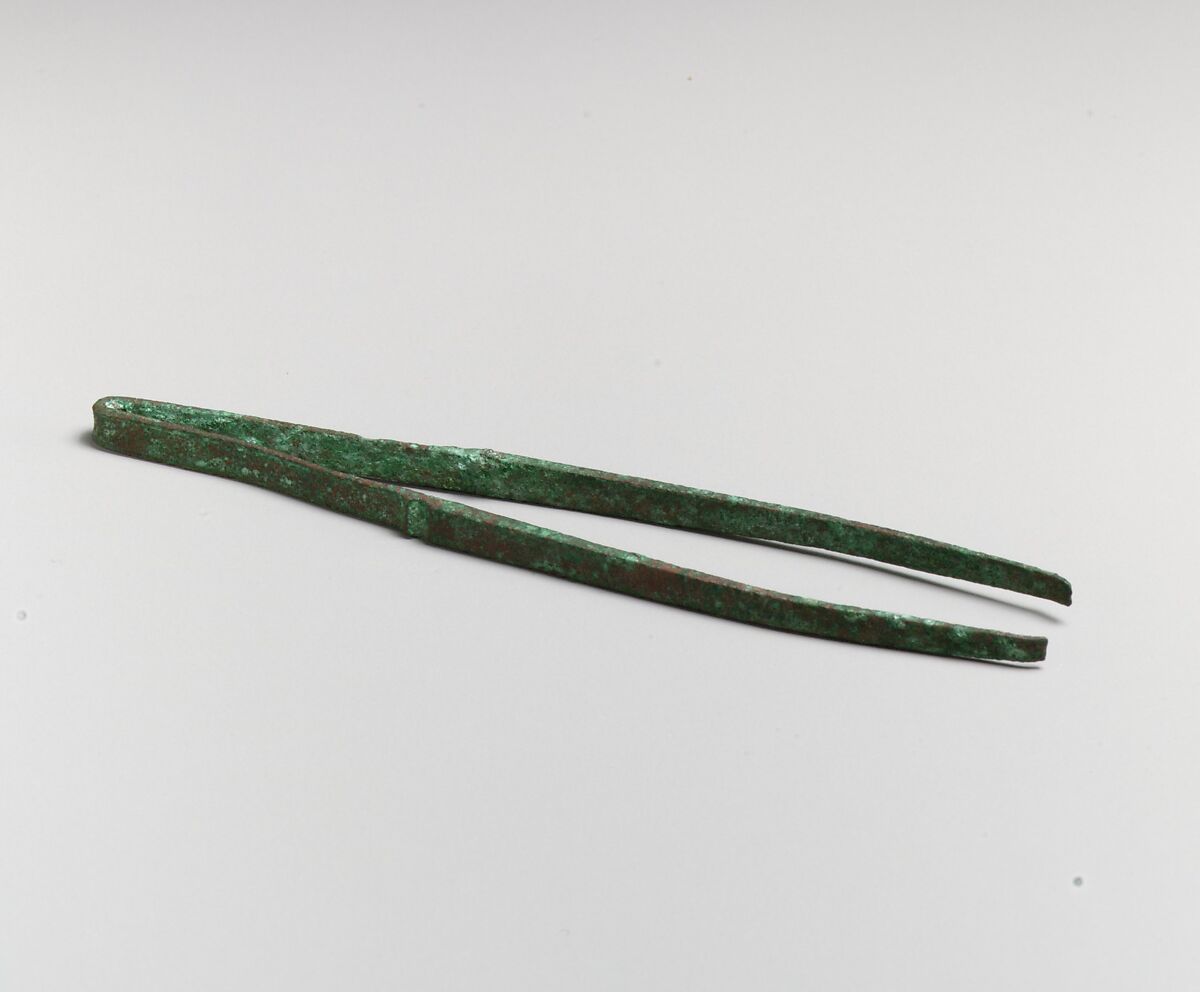 Tweezers, Bronze, Roman 