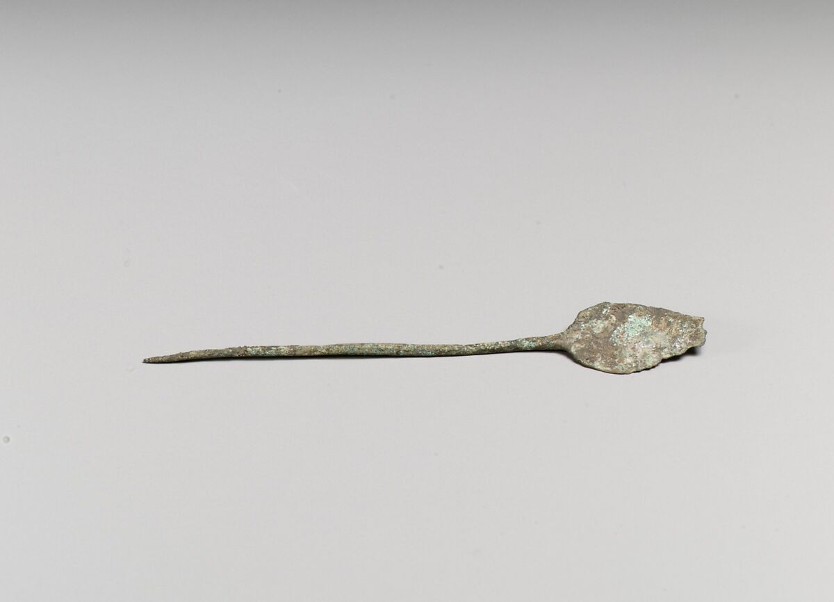 Spoon or tongue depressor, Bronze 
