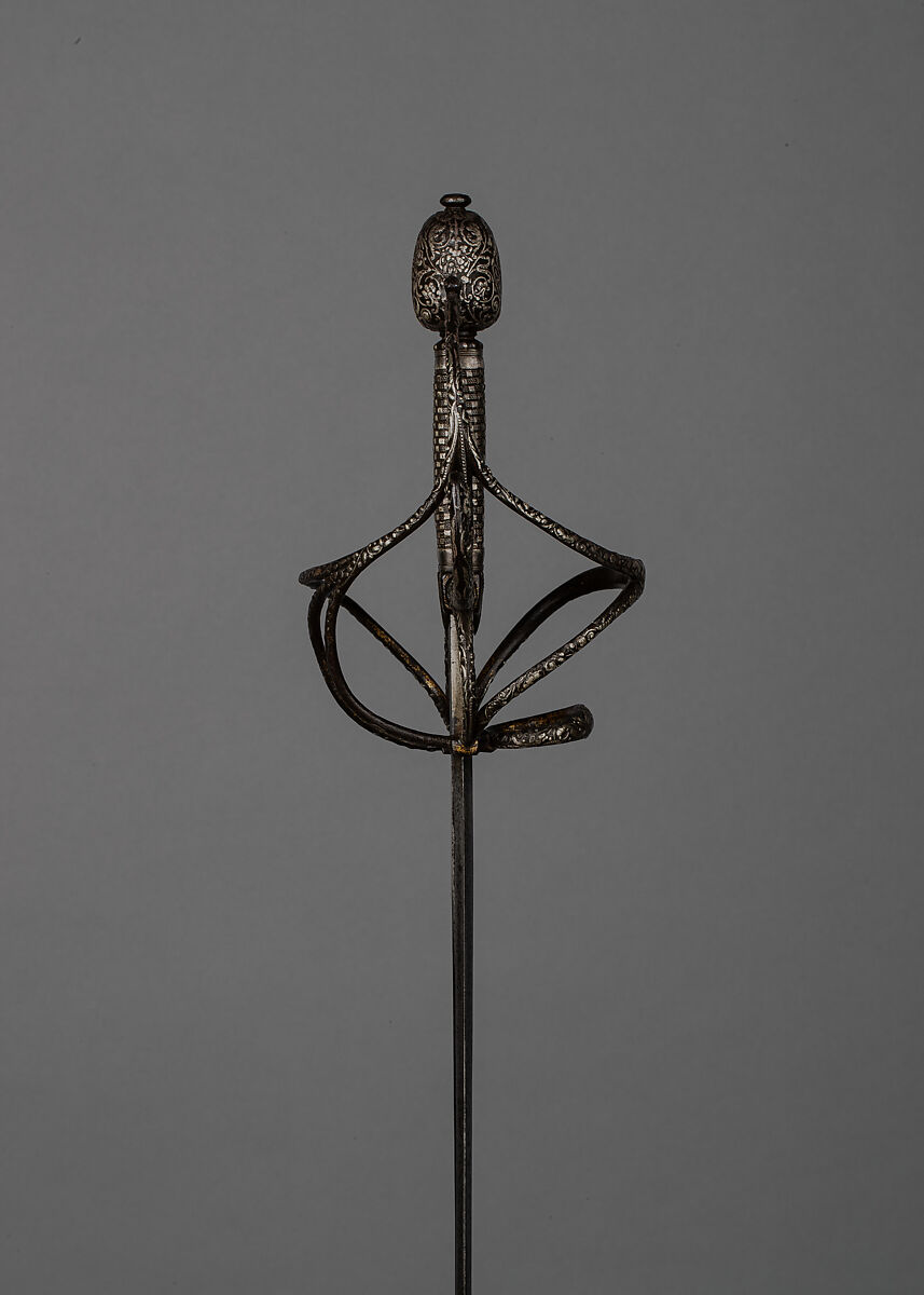 Rapier, Steel, silver, Italian