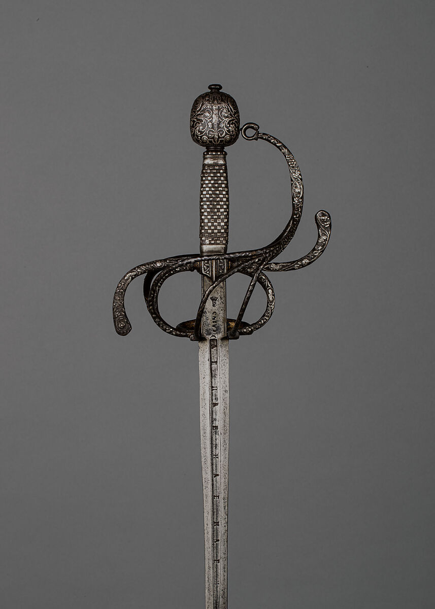 Rapier, Steel, silver, Italian