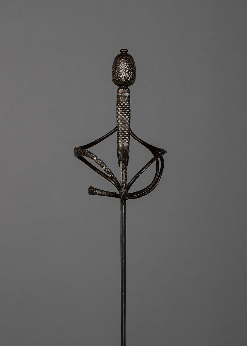 Rapier, Steel, silver, Italian