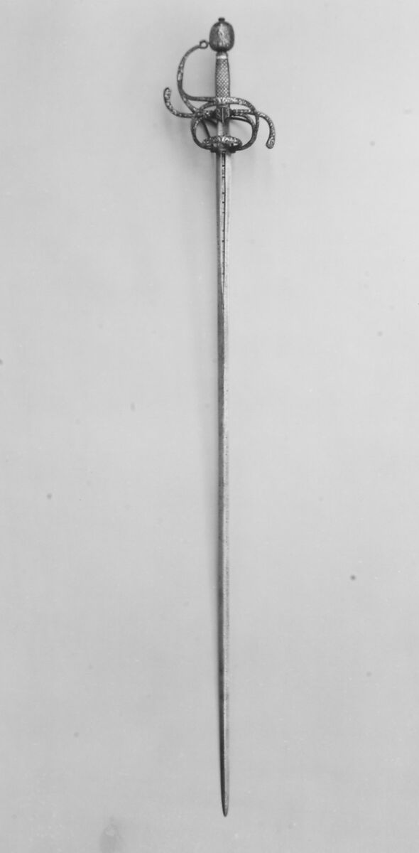 Rapier, Steel, silver, Italian