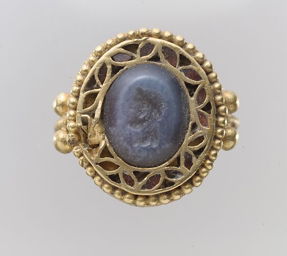 Intaglio in ring