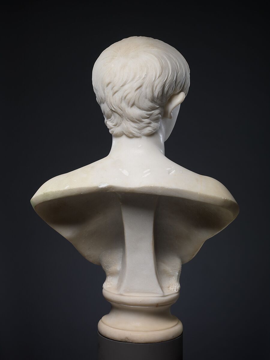 Marble bust of a youth, Marble, Roman