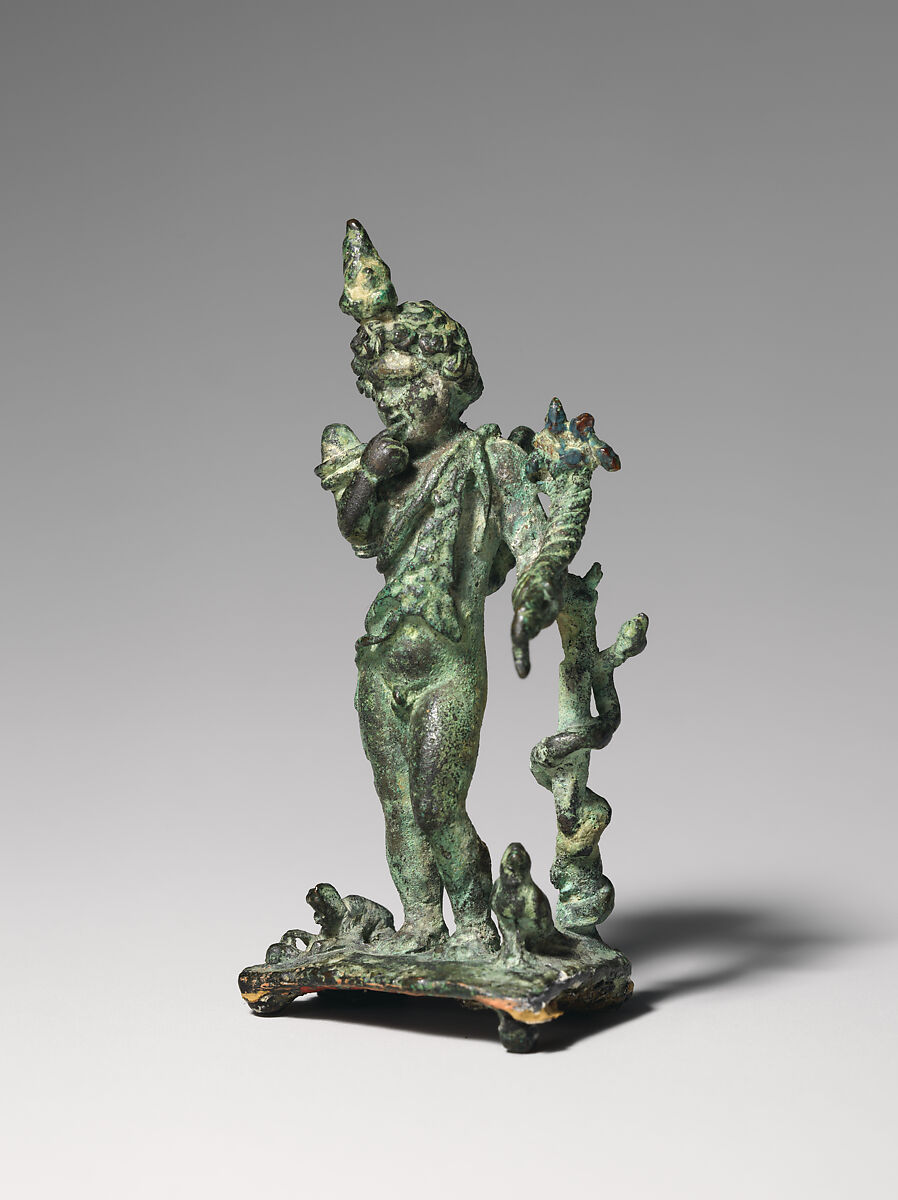 Bronze statuette of Harpokrates, Bronze, Roman