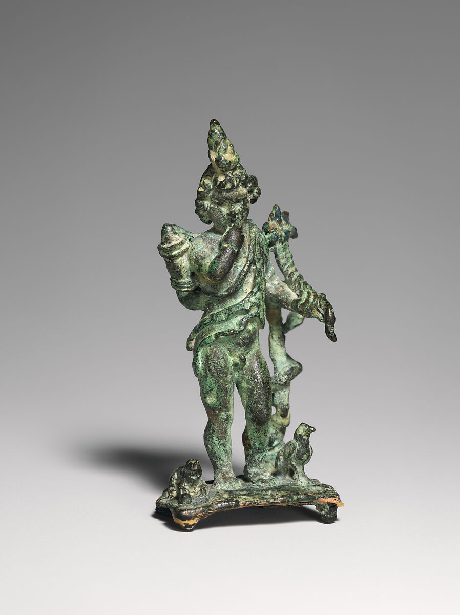 Bronze statuette of Harpokrates, Bronze, Roman