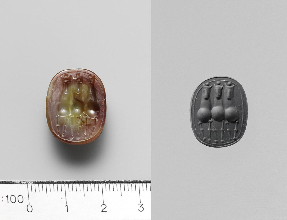 Carnelian scarab, Carnelian, Etruscan