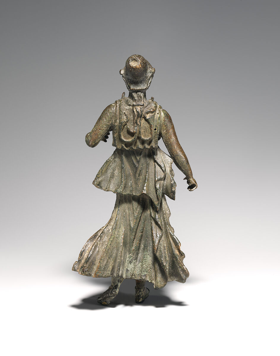 Bronze statuette of Minerva, Bronze, Roman