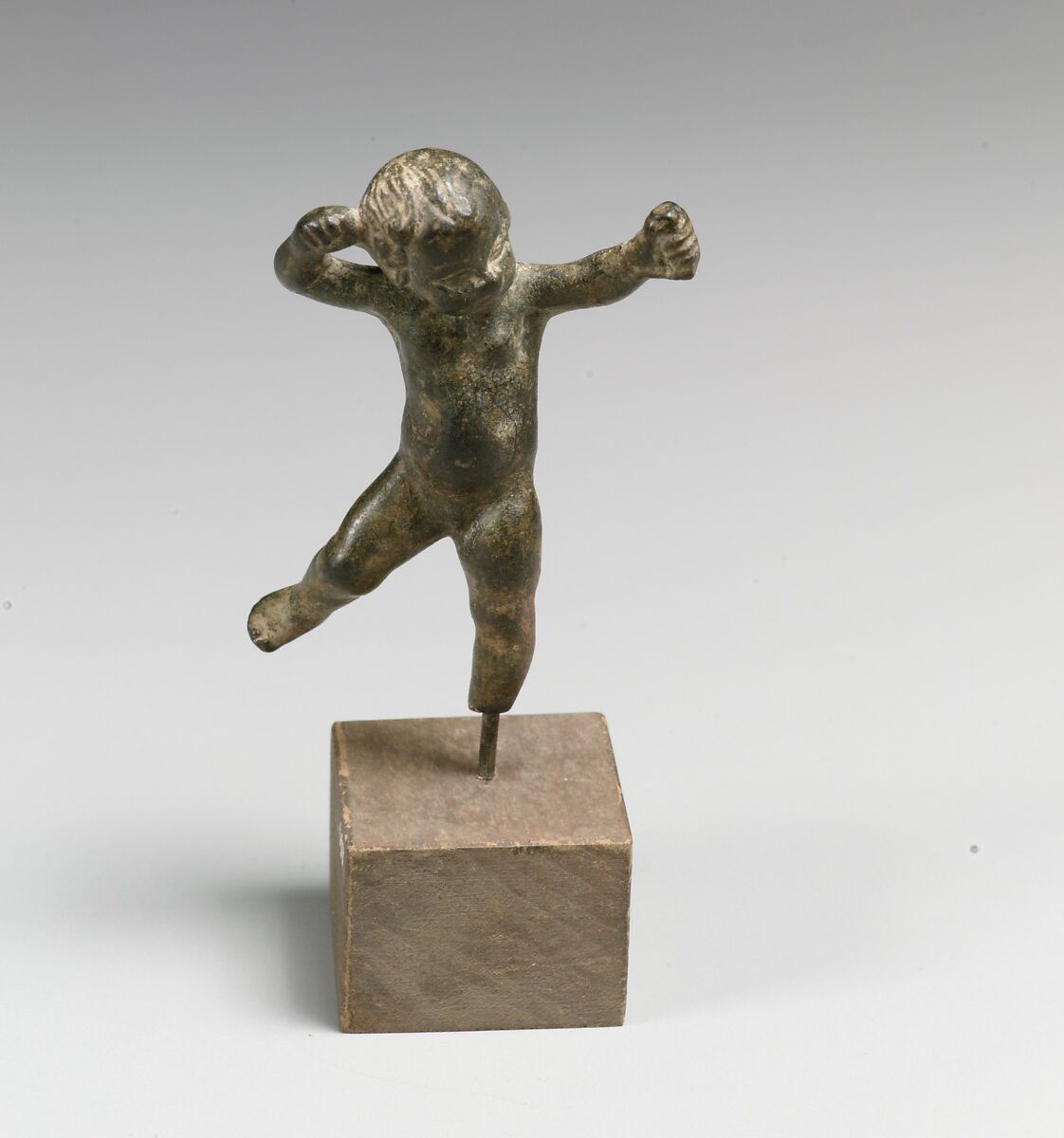 Bronze statuette of Cupid, Bronze, Roman 