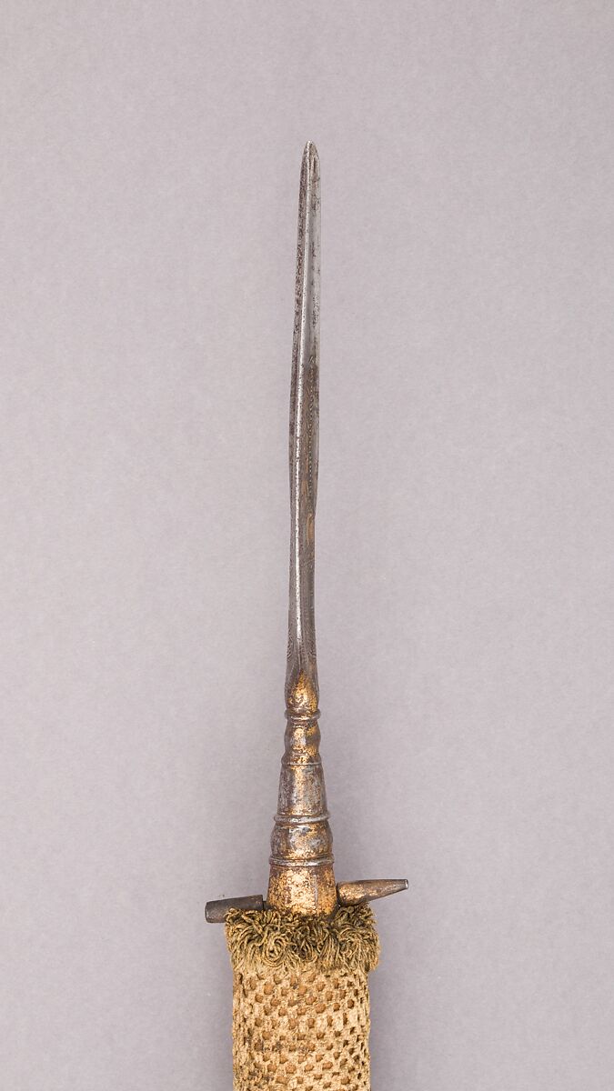 Spontoon, Steel, wood (beech), textile, gold, brass, iron, Italian, Savoy