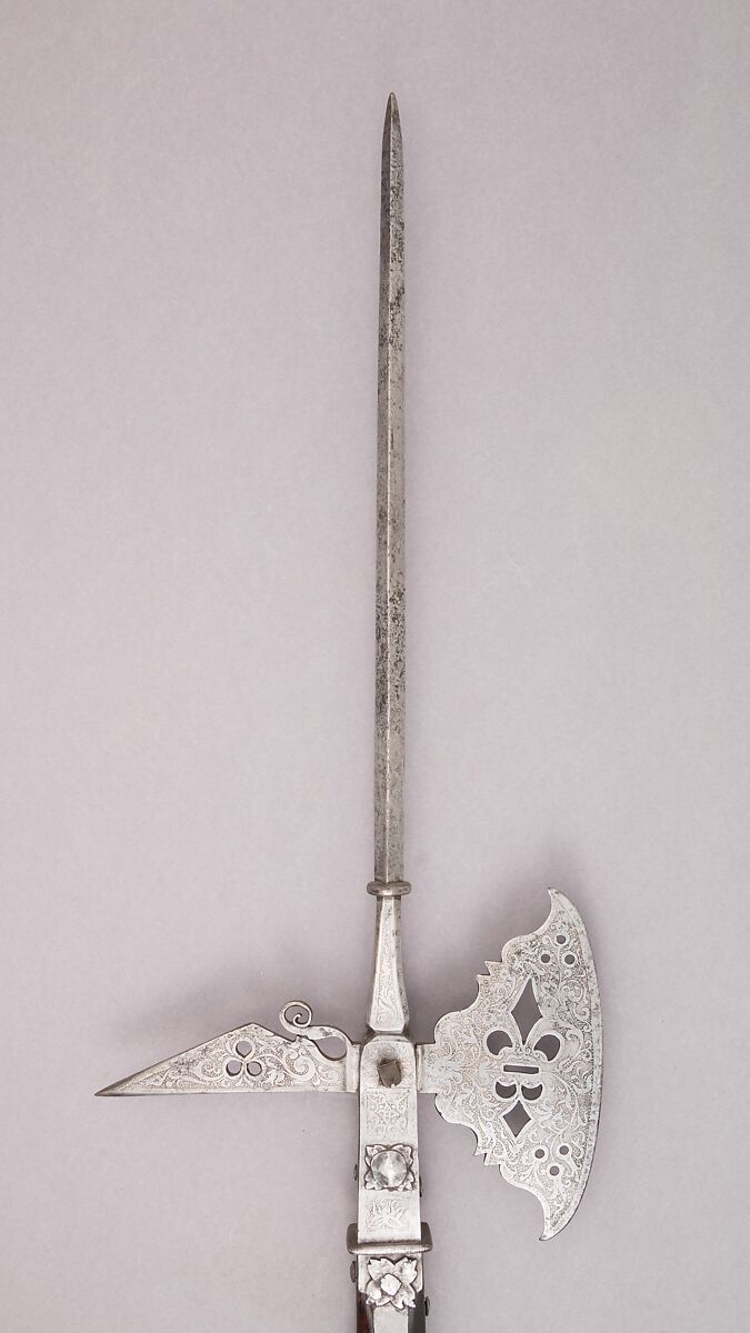 Halberd, Steel, wood, French