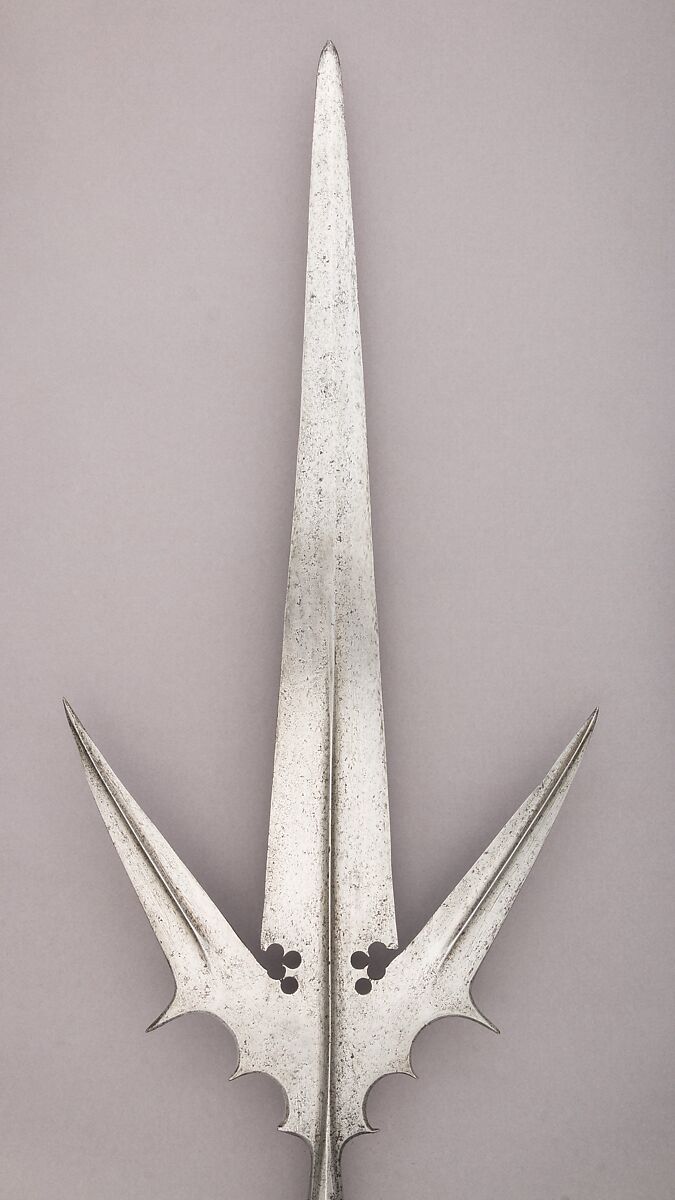 Staff Weapon (Coresca), Steel, wood (ash), Italian 