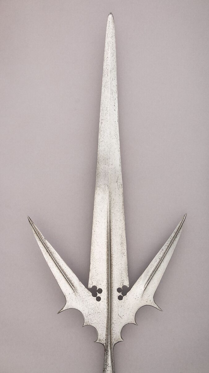 Staff Weapon (Coresca), Steel, wood (ash), Italian