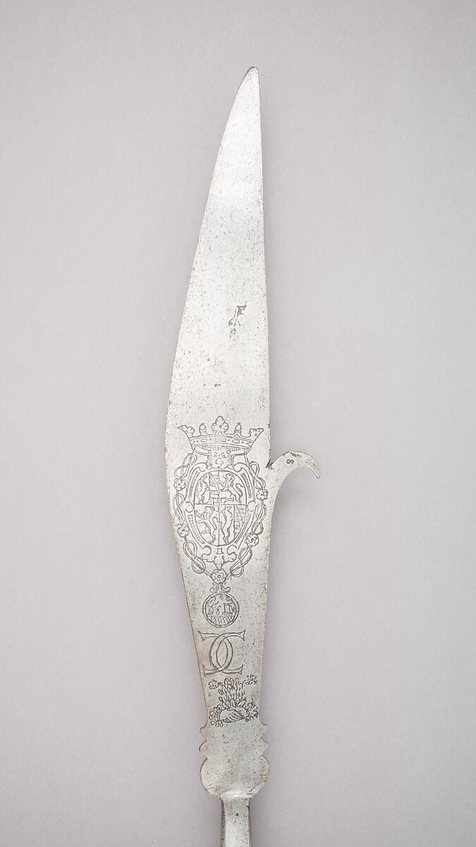 Fauchard, Steel, wood, textile, Italian