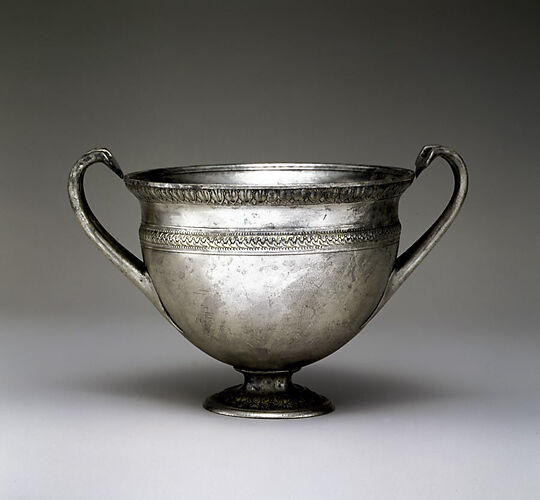 Silver skyphos (drinking cup)