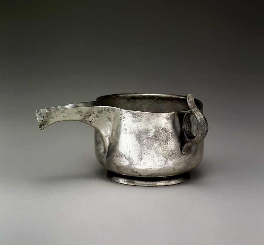 Silver spouted pitcher, Silver, Roman