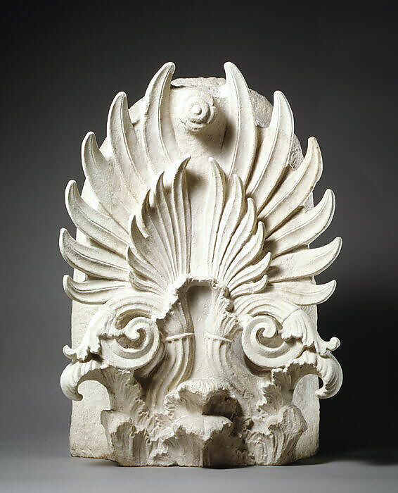 Marble akroterion, Marble, Greek, Attic