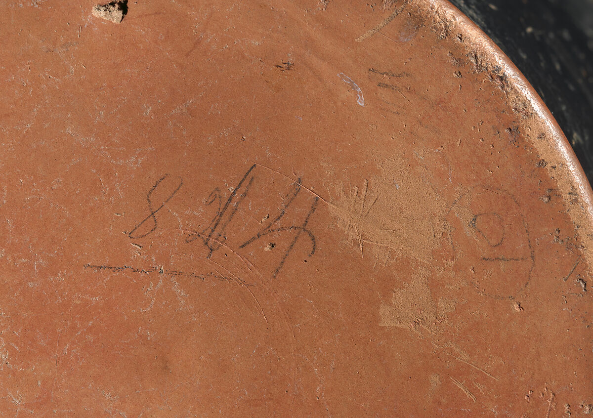 Terracotta oinochoe (jug), Terracotta, Greek, Attic