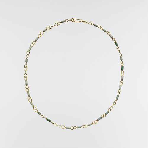 Gold and emerald necklace Roman Imperial The Metropolitan Museum