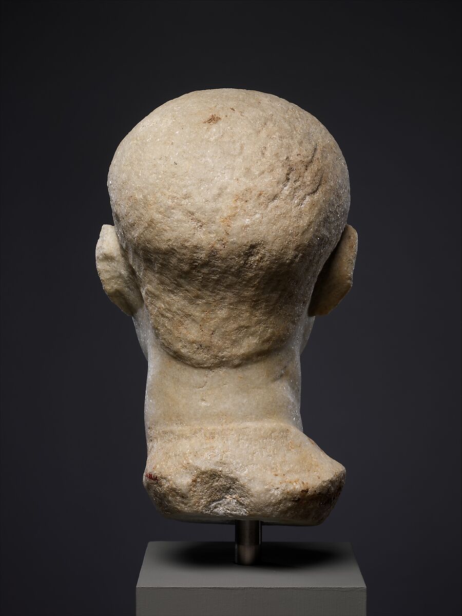 Marble portrait of a man, Marble, Roman