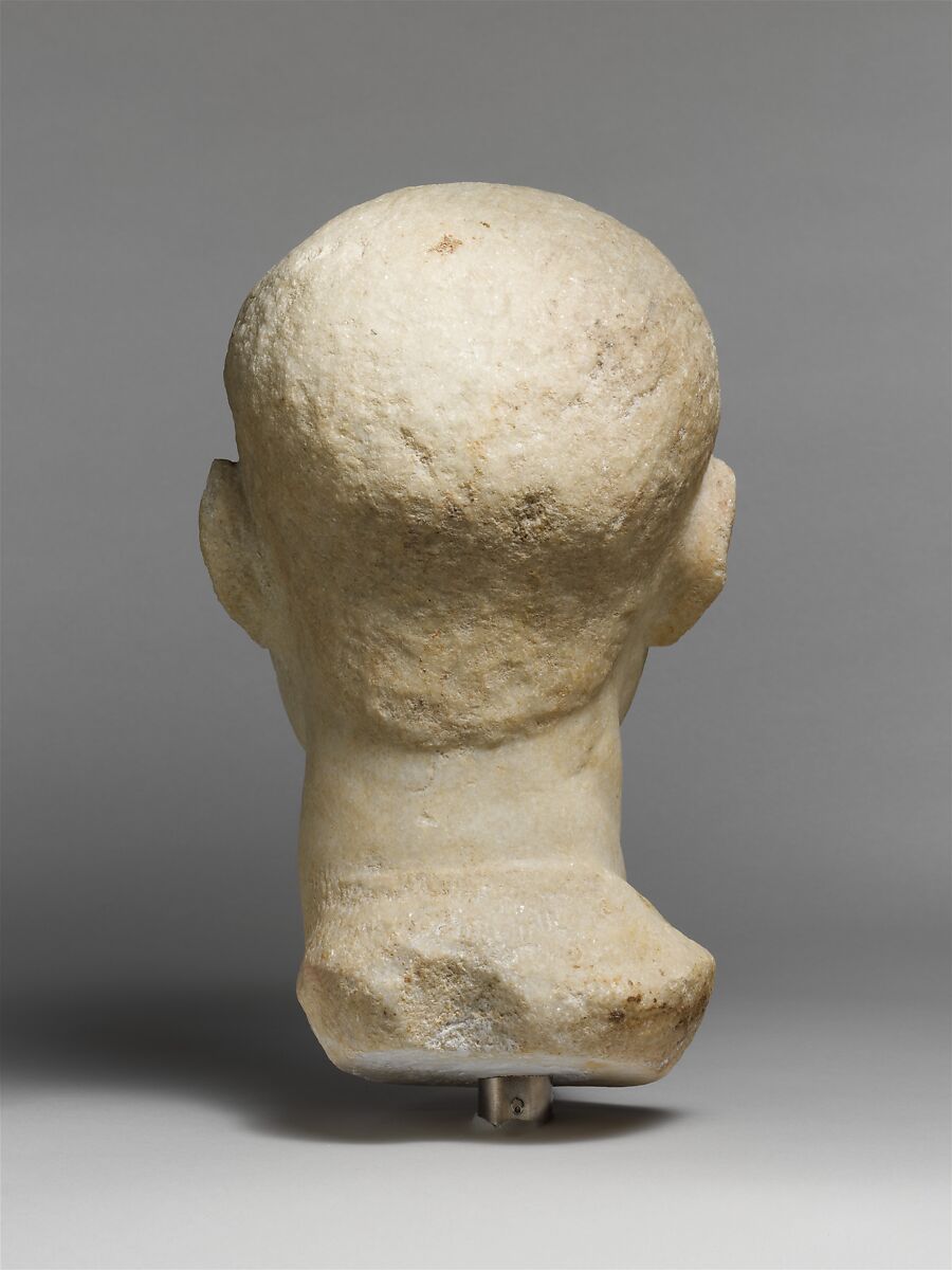 Marble portrait of a man, Marble, Roman