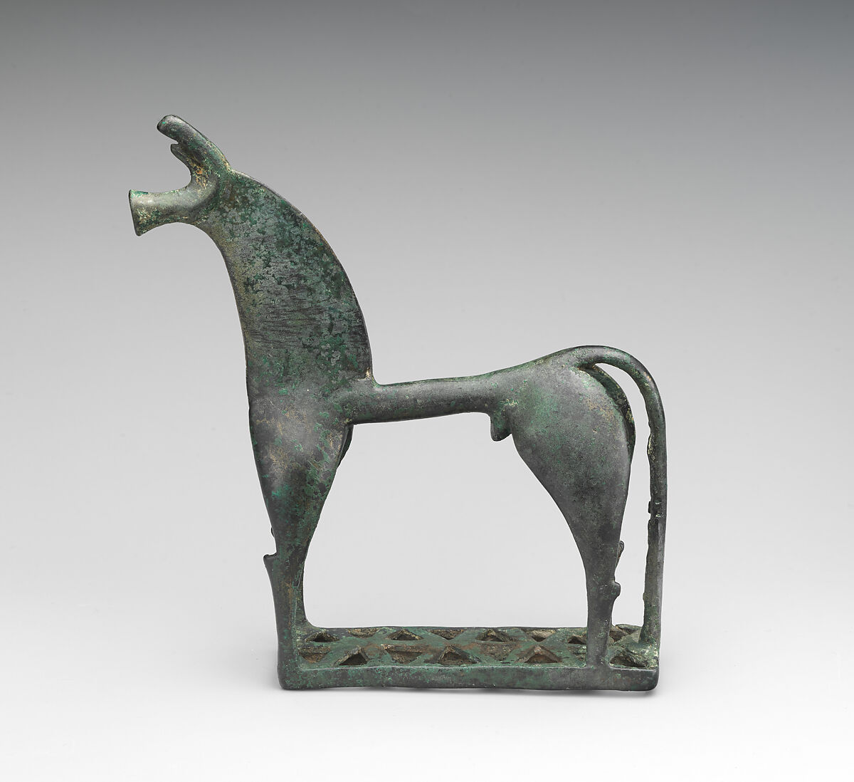 Bronze horse, Bronze, Greek, Corinthian ?
