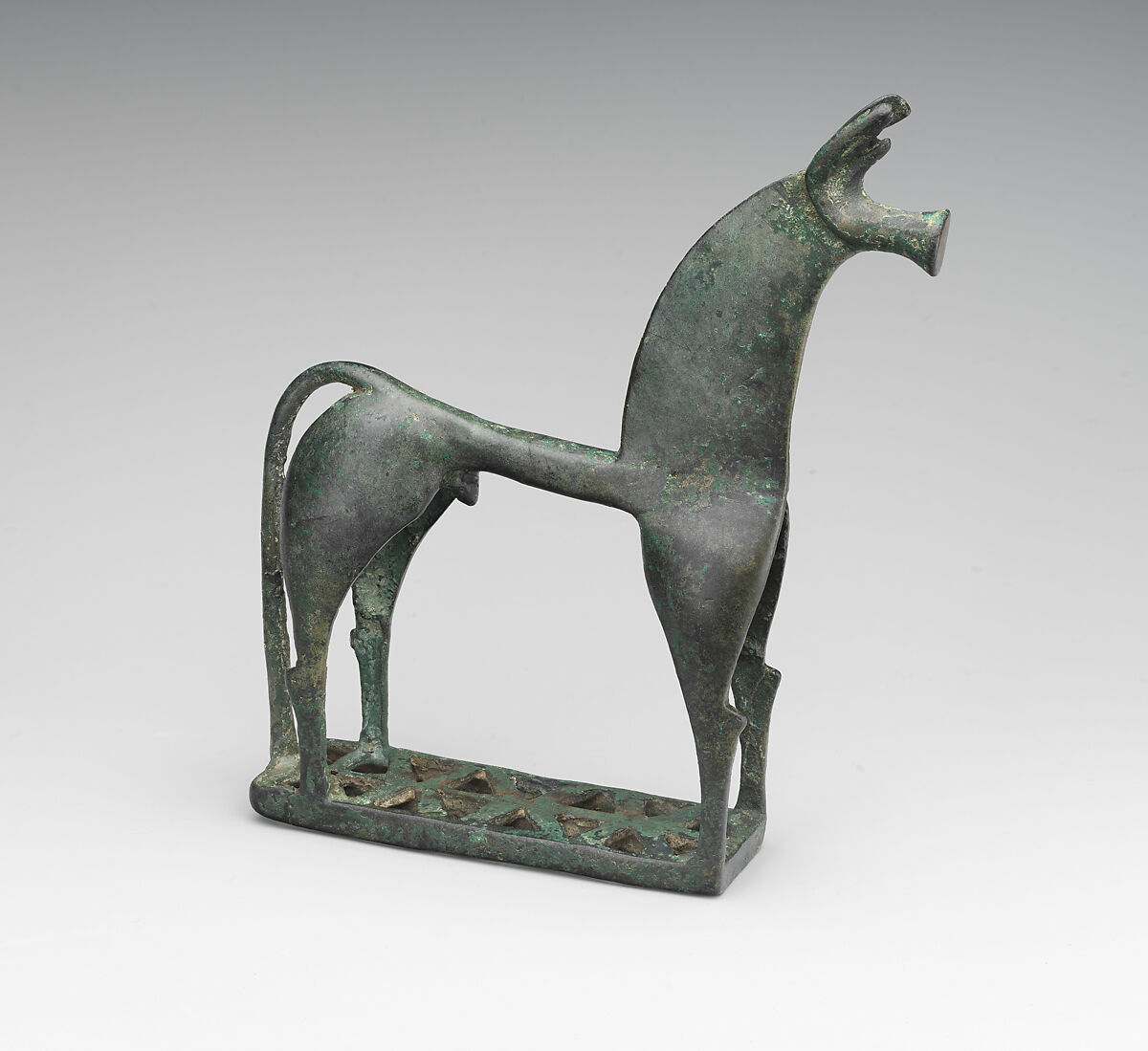 Bronze horse, Bronze, Greek, Corinthian ?