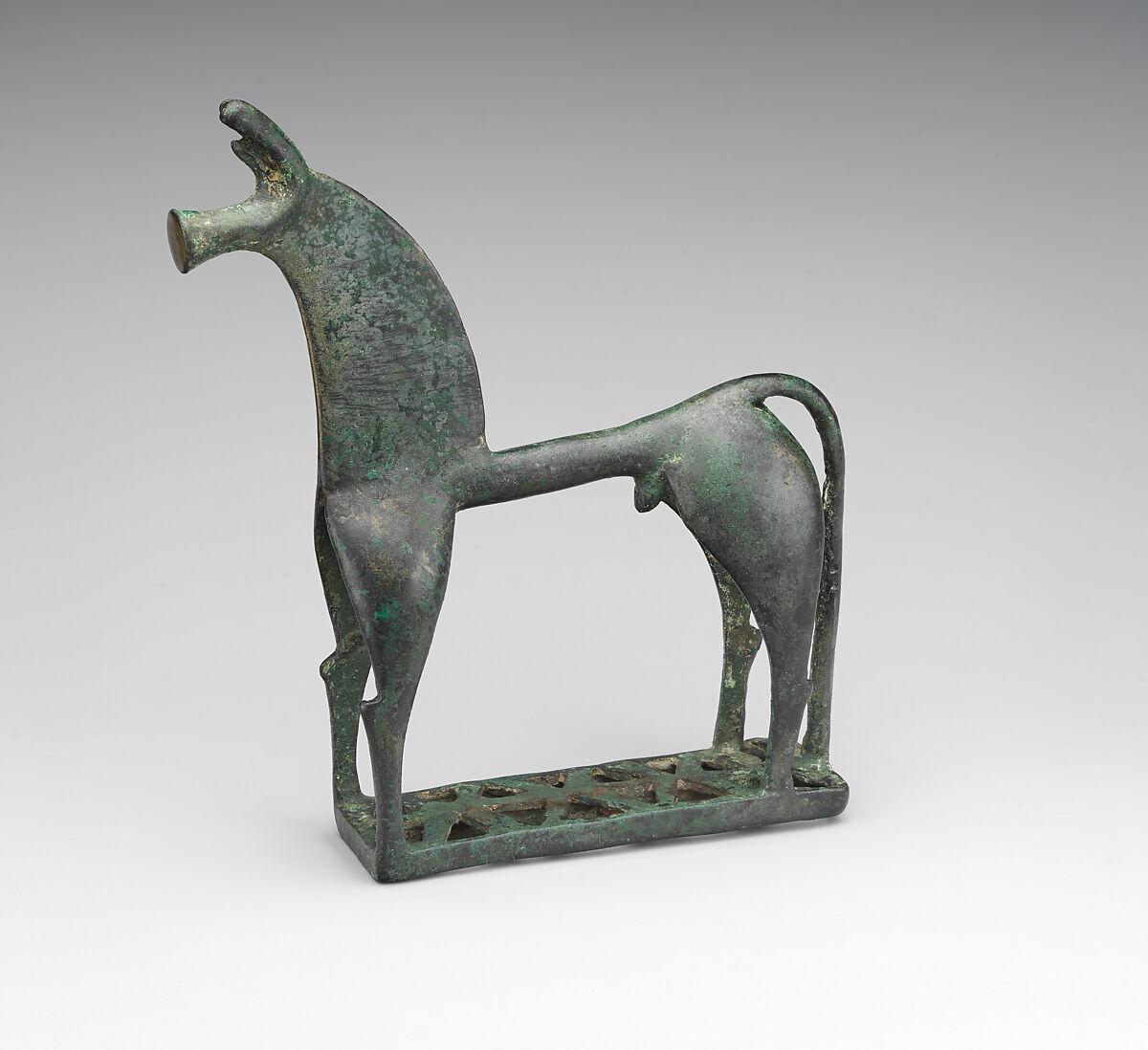 Bronze horse, Bronze, Greek, Corinthian ?