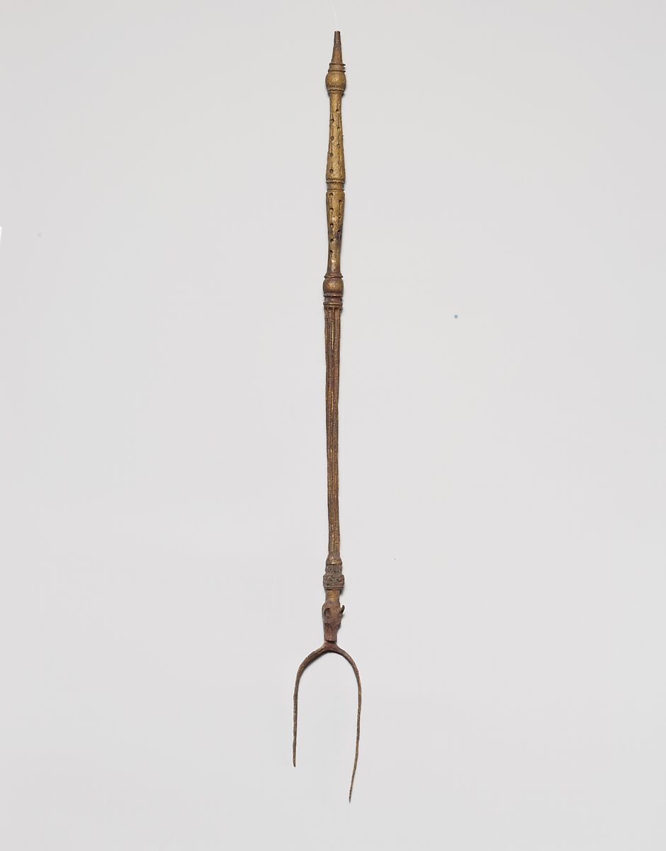 Bronze fork with the head of a wolf | Roman | The Metropolitan Museum ...