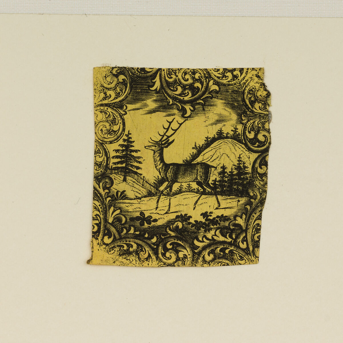 Twenty-Five Inked Impressions (or "Pulls") of Engraved Firearms Ornament, 2002.233.2–24, .26: Gustave Young (American (born Germany), Benshausen, Thuringia 1827–1895 Springfield, Massachusetts), Ink on paper, American and German