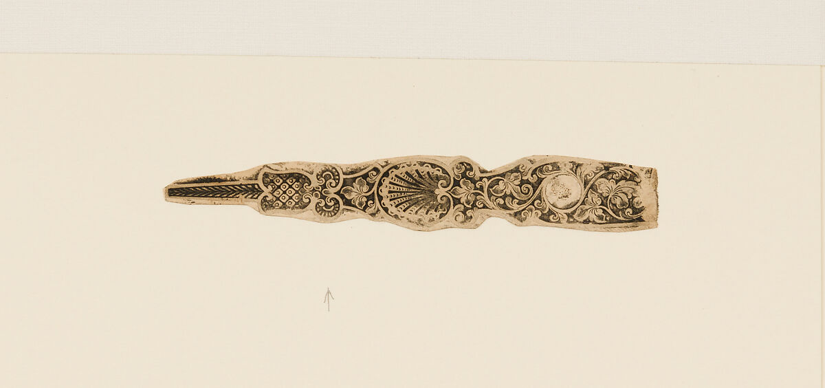 Twenty-Five Inked Impressions (or "Pulls") of Engraved Firearms Ornament, 2002.233.2–24, .26: Gustave Young (American (born Germany), Benshausen, Thuringia 1827–1895 Springfield, Massachusetts), Ink on paper, American and German