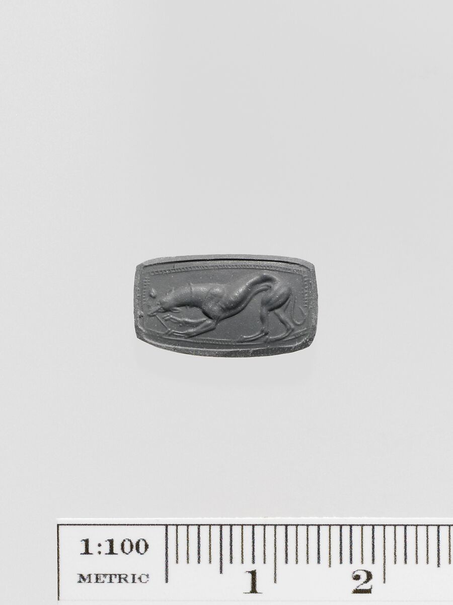 Carnelian half-barrel, Carnelian, Greek