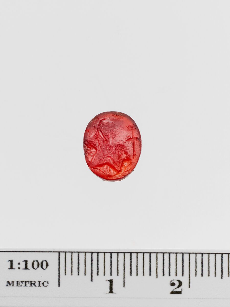 Carnelian ring stone, Carnelian, Roman 