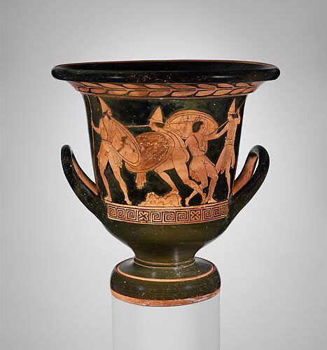 Terracotta calyx-krater (mixing bowl)