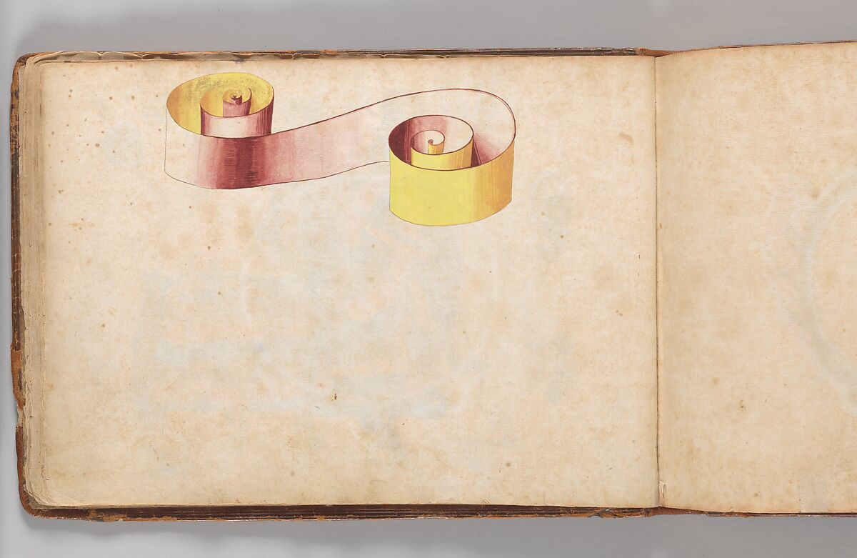 Album of Tournaments and Parades in Nuremberg, Pen and ink, watercolor, gold and silver washes; paper bound in gold-tooled leather, German, Nuremberg