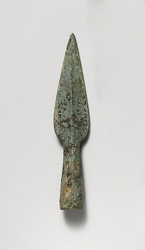 Miniature bronze spearhead